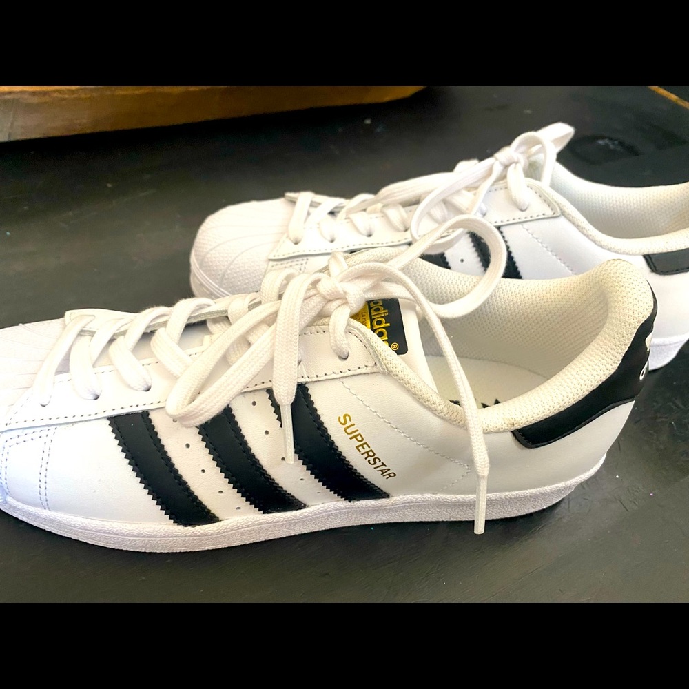 Adidas Superstar women’s 9.5 size shoes